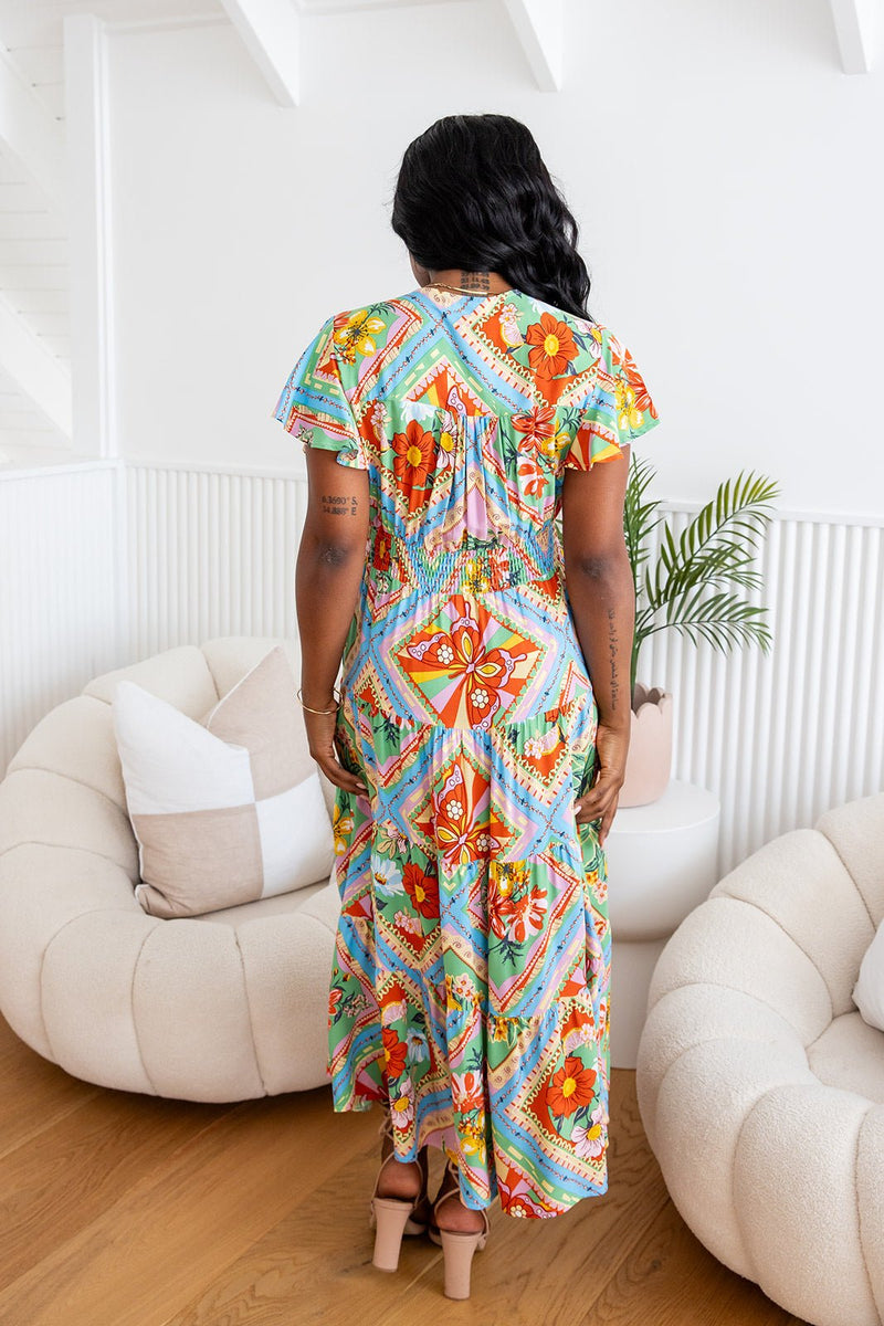 The Delita Dress - Citron Relix