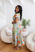 The Delita Dress - Citron Relix - Sparrow & Finch Boutique