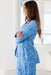 The Delvina Blazer - Blue Orchard - Sparrow & Finch Boutique