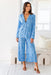 The Delvina Pants - Blue Orchard - Sparrow & Finch Boutique