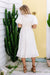 The Demi Dress - White - Sparrow & Finch Boutique