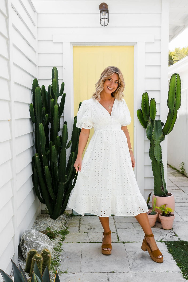 The Demi Dress - White