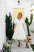 The Demi Dress - White - Sparrow & Finch Boutique