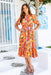 The Divinus Dress - Sunset Tropics - Sparrow & Finch Boutique