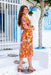 The Divinus Dress - Sunset Tropics - Sparrow & Finch Boutique