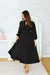 The Eleanor Dress - Black - Sparrow & Finch Boutique