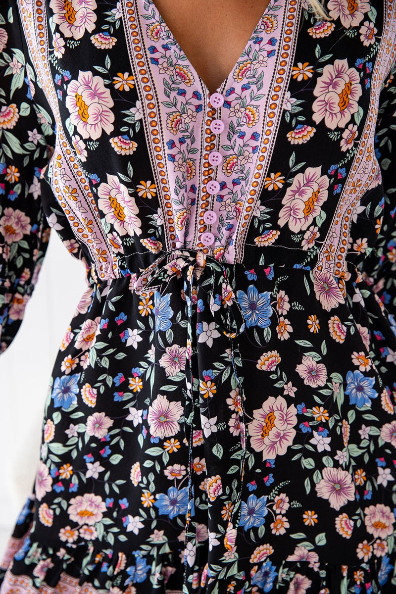 The Elvira Dress - Dark Garden