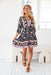 The Elvira Dress - Dark Garden - Sparrow & Finch Boutique