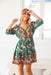 The Elvira Dress - Regal Green - Sparrow & Finch Boutique