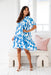 The Emerson Dress - Blue Henri - Sparrow & Finch Boutique