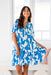 The Emerson Dress - Blue Henri - Sparrow & Finch Boutique