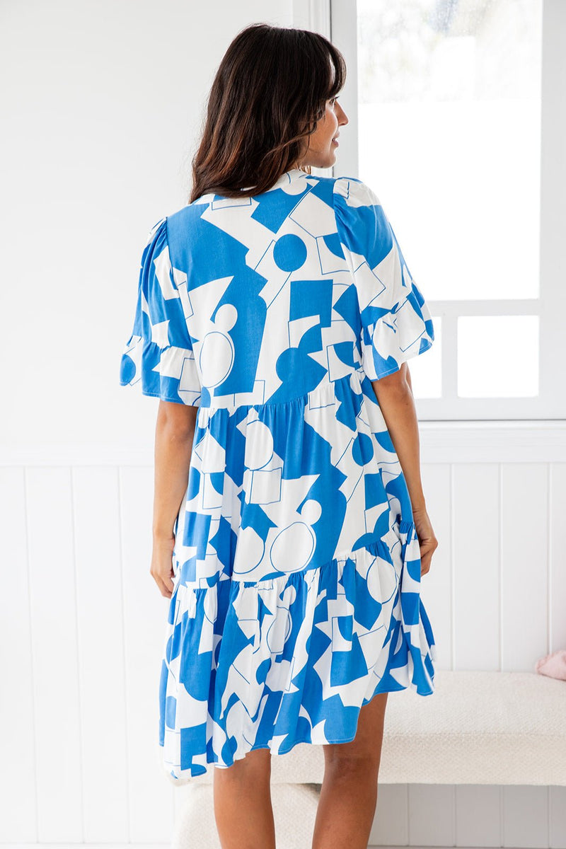 The Emerson Dress - Blue Henri