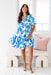 The Emerson Dress - Blue Henri - Sparrow & Finch Boutique