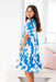 The Emerson Dress - Blue Henri - Sparrow & Finch Boutique