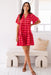 The Emerson Dress - Checkered Cerise - Sparrow & Finch Boutique