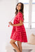 The Emerson Dress - Checkered Cerise - Sparrow & Finch Boutique