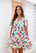 The Emerson Dress - Chromatic Floral - Sparrow & Finch Boutique