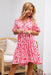 The Emerson Dress - Floral Carmine - Sparrow & Finch Boutique