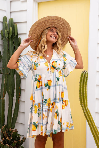 The Emerson Dress - Sweet Lemon - Sparrow & Finch Boutique