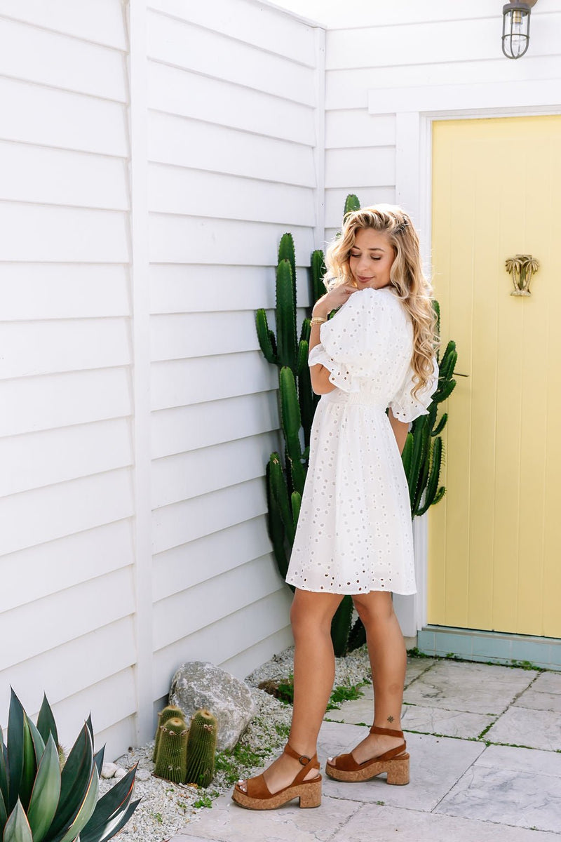 The Emery Dress - White