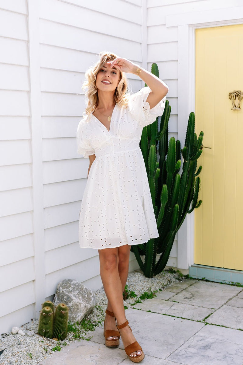 The Emery Dress - White