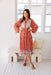The Ester Dress - Tangerine Garden - Sparrow & Finch Boutique