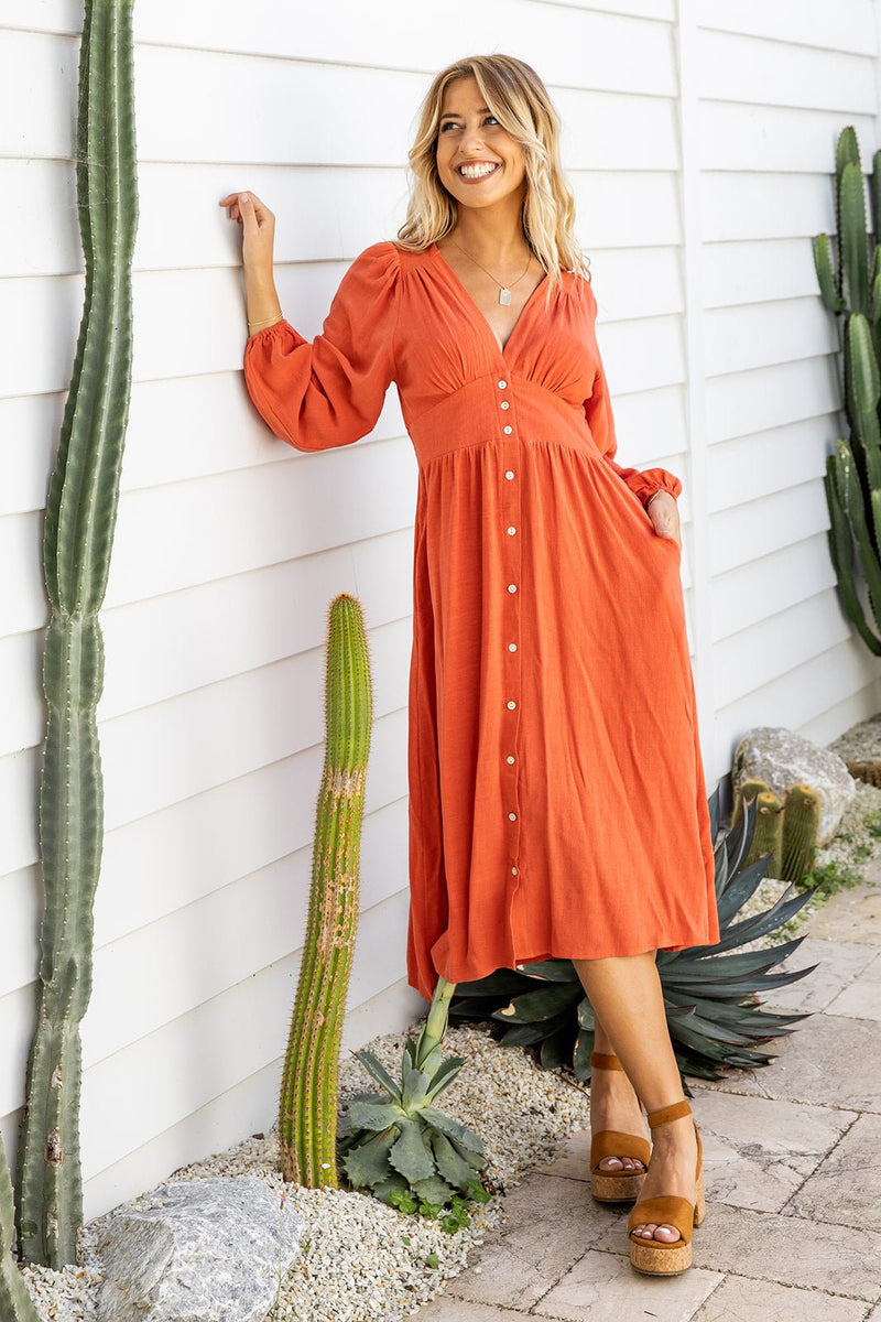 The Eternity Dress - Sweet Orange