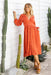The Eternity Dress - Sweet Orange - Sparrow & Finch Boutique