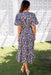 The Europa Dress - Navy Kaleidoscope - Sparrow & Finch Boutique