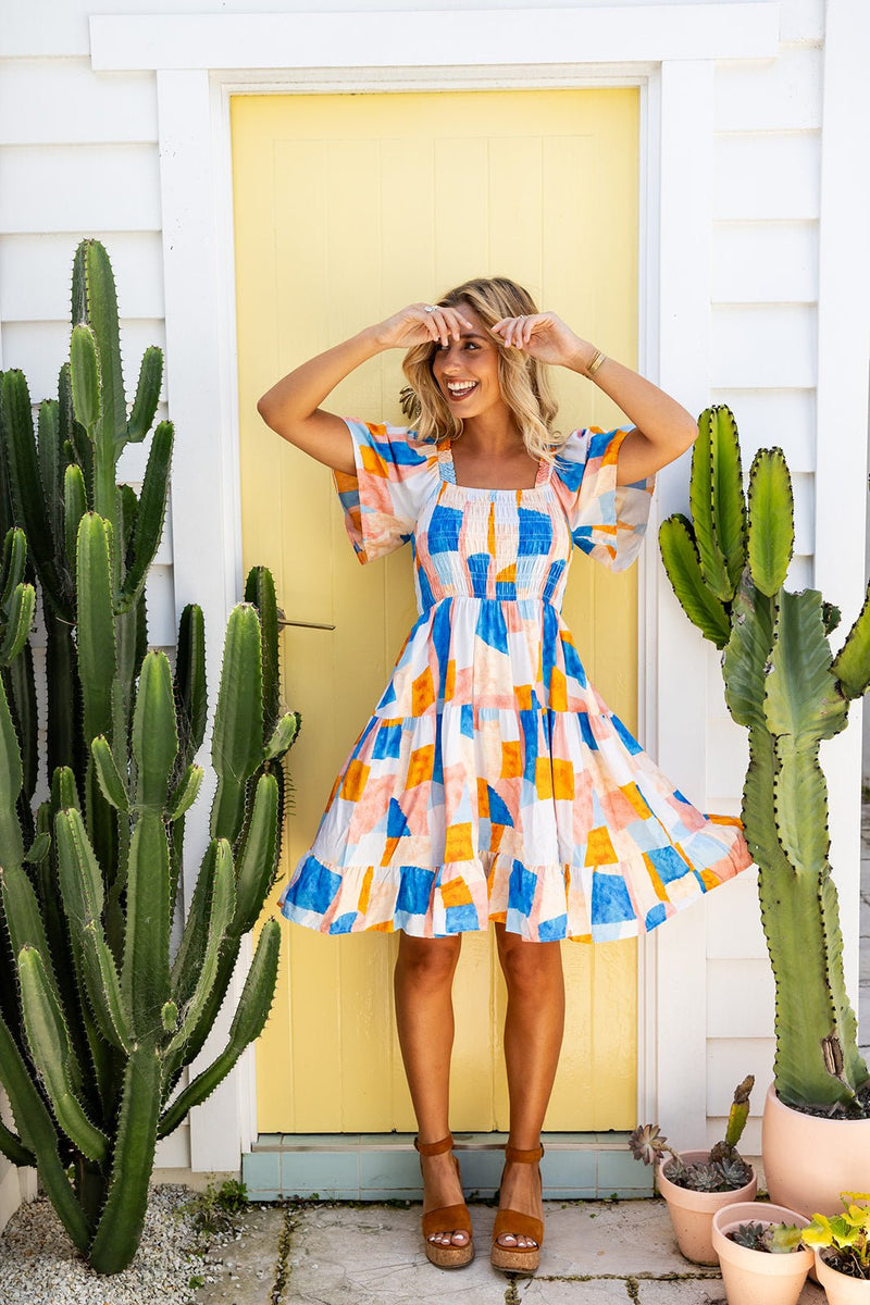 The Evelia Dress - Sandy Palms