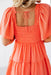 The Evelia Dress - Sunny Peach - Sparrow & Finch Boutique