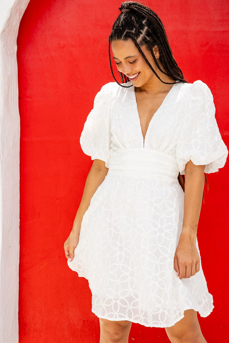 The Felicia Dress - Snow