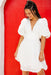 The Felicia Dress - Snow - Sparrow & Finch Boutique