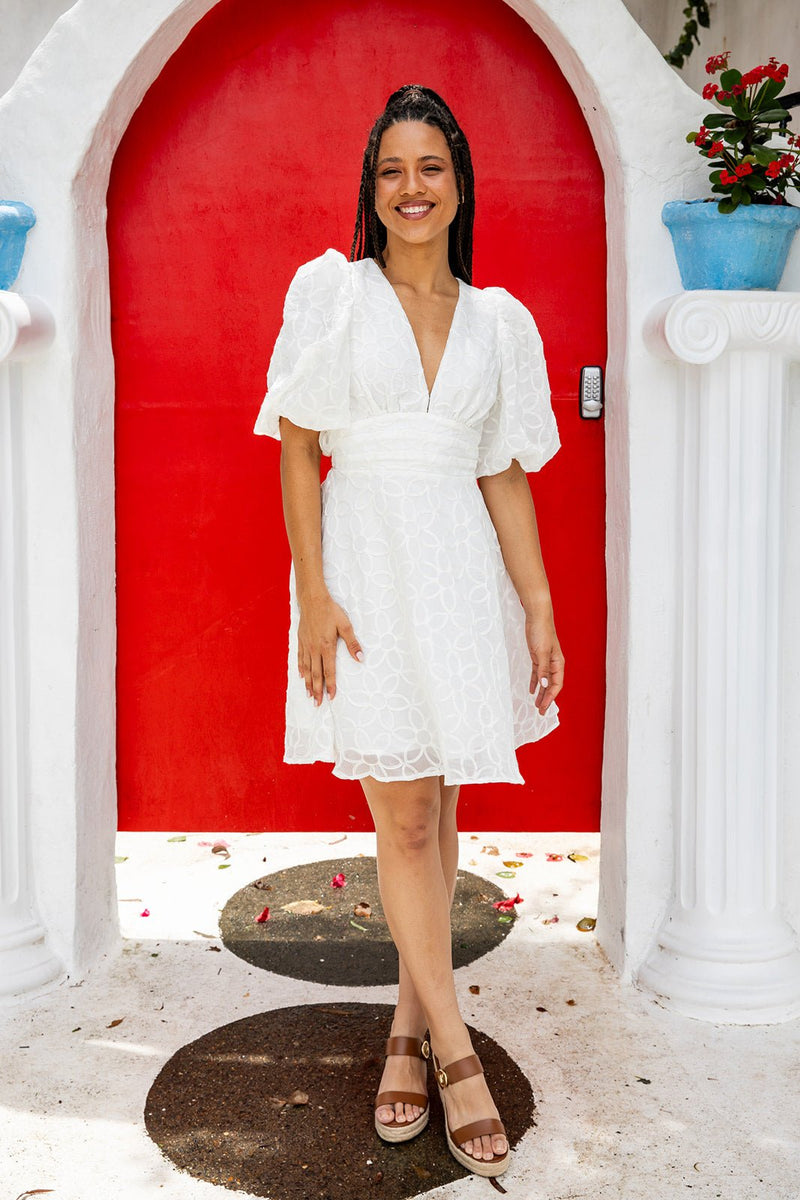 The Felicia Dress - Snow