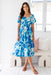 The Feliz Dress - Groovy Blue - Sparrow & Finch Boutique