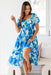 The Feliz Dress - Groovy Blue - Sparrow & Finch Boutique