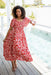 The Feliz Dress - Poppy Red - Sparrow & Finch Boutique