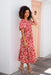 The Feliz Dress - Poppy Red - Sparrow & Finch Boutique