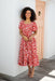 The Feliz Dress - Poppy Red - Sparrow & Finch Boutique