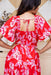 The Feliz Dress - Red Garden - Sparrow & Finch Boutique