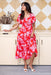 The Feliz Dress - Red Garden - Sparrow & Finch Boutique
