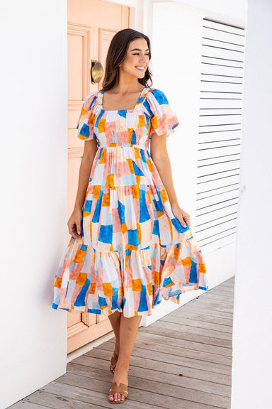 The Feliz Dress - Sandy Palms - Sparrow & Finch Boutique
