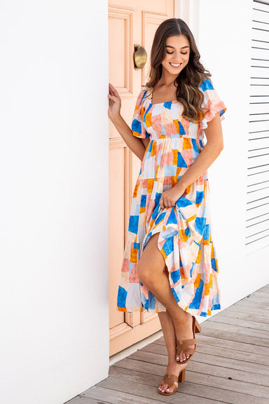 The Feliz Dress - Sandy Palms - Sparrow & Finch Boutique