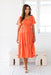 The Feliz Dress - Sunny Peach - Sparrow & Finch Boutique