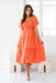 The Feliz Dress - Sunny Peach - Sparrow & Finch Boutique