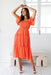 The Feliz Dress - Sunny Peach - Sparrow & Finch Boutique