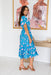 The Feliz Dress - Teal Garden - Sparrow & Finch Boutique