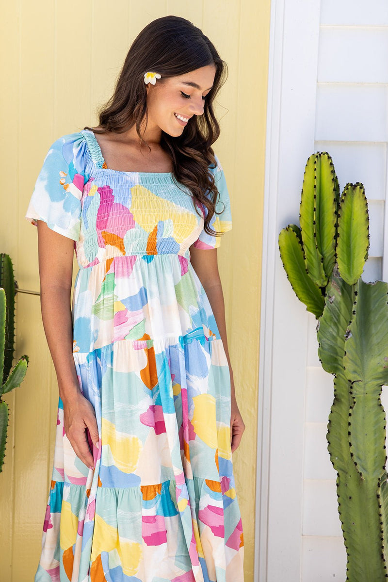 The Feliz Dress - Watercolour Dream