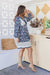 The Finley Dress - Dark Navy Floral - Sparrow & Finch Boutique