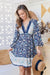 The Finley Dress - Dark Navy Floral - Sparrow & Finch Boutique
